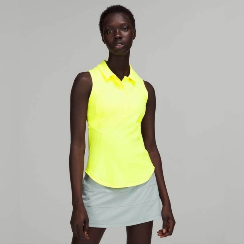 Lululemon Golf Polo Top in Electric Lemon